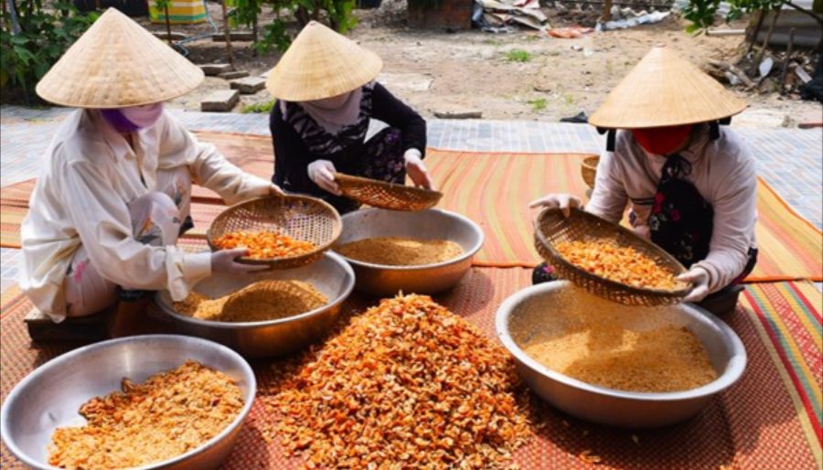 tôm đất khô cà mau